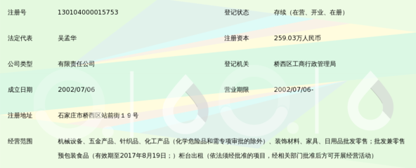 石家庄市地下商场有限责任公司